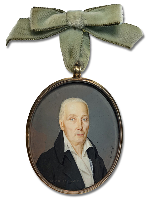 Portrait Miniature by Philippe R. Vallée Portrait miniature by Philippe R. Vallée (often confused with Jean François Vallée) depicting an early nineteenth centur American gentleman
